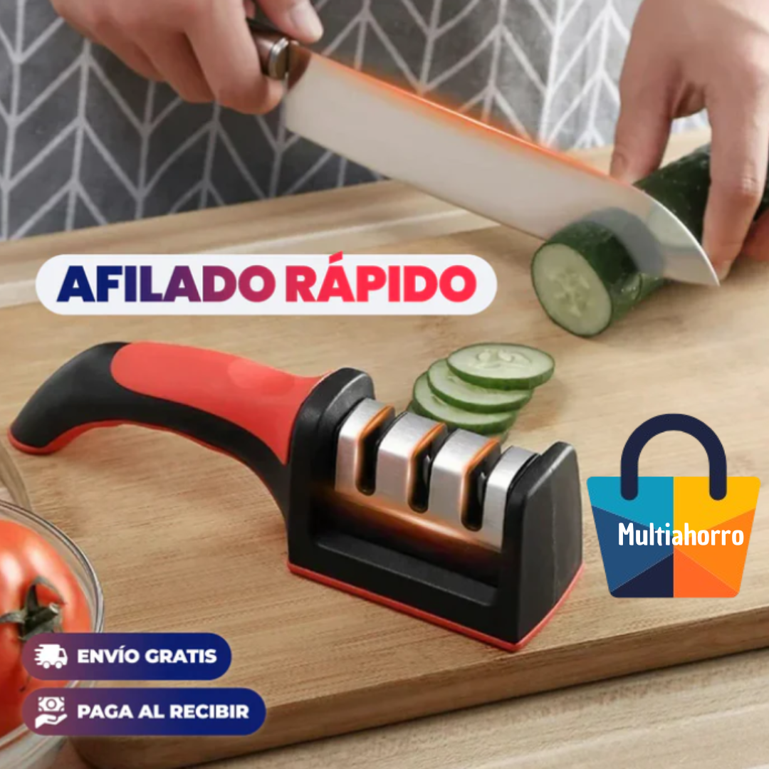 Afilador De Cuchillos PROFESIONAL🔪 3 en 1